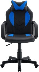 Cadeira Xtreme Gamer Orion Azul e Preta Evolux: conforto ergonômico, fácil montagem e mobilidade ideal para jogar ou trabalhar. - Imagem 4