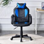 Cadeira Xtreme Gamer Orion Azul e Preta Evolux: conforto ergonômico, fácil montagem e mobilidade ideal para jogar ou trabalhar. - Imagem 12