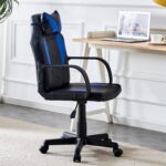 Cadeira Xtreme Gamer Orion Azul e Preta Evolux: conforto ergonômico, fácil montagem e mobilidade ideal para jogar ou trabalhar. - Imagem 14