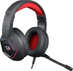 Headset Gamer Redragon Medea RGB Preto com som potente, conforto prolongado e iluminação Chroma para seu setup. - Imagem 4