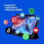Tablet M11 4G 10.4 FHD 8GB 128GB com caneta ativa: desempenho, mobilidade e tela imersiva para estudar e criar. - Imagem 4