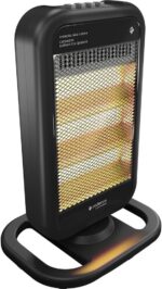 Aquecedor Cadence Halógeno Lumiconfort 127V: aquece rápido, com oscilação horizontal e segurança automática para seu conforto. - Imagem 3