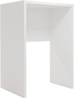 Aparador Frigobar Cervejeira Nicho Bancada MDF 90x61x45cm Branco: organize frigobar, bebidas e objetos com praticidade e estilo. - Imagem 4