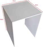 Aparador Frigobar Cervejeira Nicho Bancada MDF 90x61x45cm Branco: organize frigobar, bebidas e objetos com praticidade e estilo. - Imagem 6