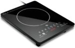 Cooktop Indução 1 Boca Portátil 127V: aquece rápido, economiza energia e oferece segurança com trava e painel touch. - Imagem 4