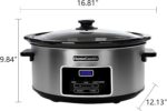 HOMECOOKIN Panela Elétrica 8L Programável: serve mais de 10 pessoas, com timer, baixa, alta e manter aquecido - Imagem 4