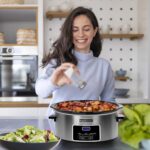 HOMECOOKIN Panela Elétrica 8L Programável: serve mais de 10 pessoas, com timer, baixa, alta e manter aquecido - Imagem 5
