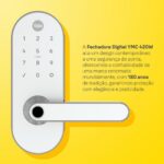 Fechadura Digital YMC 420W Branco Yale: segurança e acesso prático por senha, biometria, cartão e Alexa. - Imagem 7