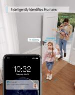 eufy Câmera E220 Anker 2K Wi-Fi 360° com IA, visão noturna e áudio двiway para monitoramento completo - Imagem 4