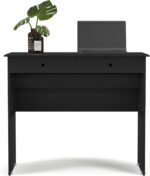 Escrivaninha Bancada para Notebook com 2 Gavetas: ideal para home office, estudo e organização no quarto. - Imagem 4
