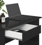 Escrivaninha Bancada para Notebook com 2 Gavetas: ideal para home office, estudo e organização no quarto. - Imagem 5