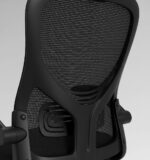 Cadeira Ergonômica Presidente Mesh com suporte lombar, apoio de cabeça e braços, reclinável e suporta até 120kg para home office e escritório, preta - Imagem 5