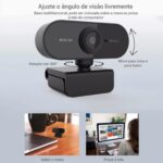 Webcam Full HD 1080P GOLLATE® com microfone integrado e foco automático para reuniões no Zoom, Meet e Teams - Imagem 3