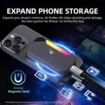 Fikwot FP107 1TB: SSD magnético 2050MB/s para iPhone 15/16, Android e gravação 4K - Imagem 4
