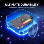 Fikwot FP107 1TB: SSD magnético 2050MB/s para iPhone 15/16, Android e gravação 4K - Imagem 7