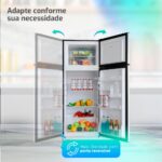 Geladeira Refrigerador HQ 230L Defrost Cinza: mais organização, praticidade e economia de energia para sua cozinha. - Imagem 7