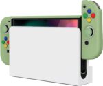 Capa protetora PlayVital para Nintendo Switch OLED: grip ergonômico, proteção completa e design dockável. - Imagem 6