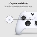 Controle Sem Fio Microsoft Xbox Branco com conexão Wireless e USB-C, conforto premium e compatibilidade com Xbox One e Series. - Imagem 4