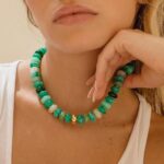 Colar de contas boho para mulheres, estilo moderno e colorido para looks de verão e férias. - Imagem 3
