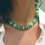 Colar de contas boho para mulheres, estilo moderno e colorido para looks de verão e férias. - Imagem 4