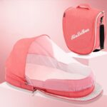 Berço portátil para bebés dobrável: sono seguro, proteção antimosquitos e fácil transporte para viagens e uso diário - Imagem 5