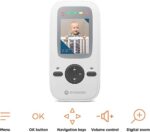 Babá Eletrônica Motorola VM481 com tela LCD 2.0, zoom digital 2x e visão noturna para monitorar seu bebê com segurança. - Imagem 4