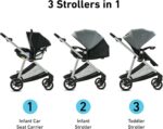 Carrinho Passeio c/Bebê Conforto TS ModesElement Azul Graco: conforto, segurança e praticidade desde o nascimento. - Imagem 3