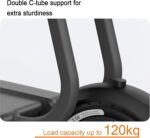 Assento para scooter elétrica Ninebot F-Series: conforto, absorção de choque e instalação fácil sem furos - Imagem 4
