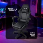 Cadeira Gamer Stillus Ergonômica com apoio para os pés, conforto ideal para jogos e trabalho por longas horas. - Imagem 5