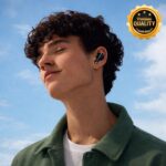 Fone Bluetooth 5.4 TWS com cancelamento de ruído, IPX4 e microfone: ideal para treino, corrida e trabalho. - Imagem 6