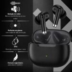 Fone Bluetooth 5.4 TWS com cancelamento de ruído, IPX4 e microfone: ideal para treino, corrida e trabalho. - Imagem 7