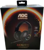 ACG2510 Headset Gamer RGB: áudio potente, conforto over-ear e microfone ajustável para jogos, calls e trabalho. - Imagem 3
