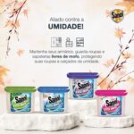 Evita Mofo Sanol Sec Baby 100 g: absorve a umidade e ajuda a proteger ambientes contra mofo. - Imagem 8
