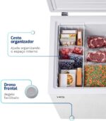Freezer e Conservador Horizontal HQ 105L: compacto, econômico e com dupla função para mais praticidade no dia a dia. - Imagem 4