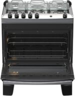 Fogão 5 Bocas Atlas Agile Up com mesa de inox, forno 82L e vidro duplo temperado para mais praticidade e desempenho. - Imagem 4