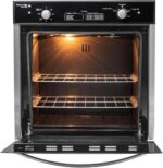 Forno de Embutir a Gás GLP Stelar 85L Preto 127V: amplo espaço, grill elétrico e segurança para assar com eficiência. - Imagem 4