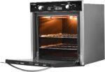 Forno de Embutir a Gás GLP Stelar 85L Preto 127V: amplo espaço, grill elétrico e segurança para assar com eficiência. - Imagem 5