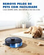 Robô Aspirador e Esfregão MUJIOO X6Max: limpeza 3 em 1, LiDAR 360° e 6500Pa para máxima praticidade - Imagem 4