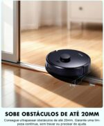 Robô Aspirador e Esfregão MUJIOO X6Max: limpeza 3 em 1, LiDAR 360° e 6500Pa para máxima praticidade - Imagem 9