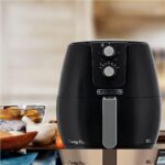 BLACK+DECKER Air Fryer AFM5 5L: fritura sem óleo, rápida, prática e com cesto antiaderente. - Imagem 4