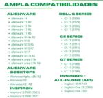 Fonte Carregador Dell 180W 19.5V para G3, G5, G7, Precision e Alienware com cabo de força - Imagem 3