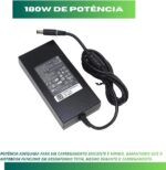 Fonte Carregador Dell 180W 19.5V para G3, G5, G7, Precision e Alienware com cabo de força - Imagem 4