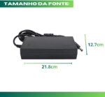 Fonte Carregador Dell 180W 19.5V para G3, G5, G7, Precision e Alienware com cabo de força - Imagem 6