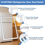 Junta de porta 241872504 para geladeira Electrolux/Frigidaire: vedação eficiente, compatível e de fácil instalação - Imagem 5