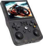 Luqeeg R36PRO: console portátil retrô com tela IPS 3,5, chip RK3326 e bateria 4000mAh para jogar por horas. - Imagem 3