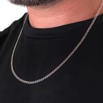 Conjunto Kit Aço Inox Corrente Colar+ Pulseira Grumet Masculino: estilo e durabilidade para compor seu visual com sofisticação. - Imagem 5