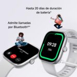Smartwatch Xiaomi Redmi Watch 4 Hyper OS com resistência a choque e design robusto na cor Obsidian Black. - Imagem 4