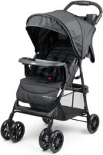 Cosco Kids Carrinho de Bebê Griffy Preto com reclino total, conforto e praticidade para o dia a dia. - Imagem 11