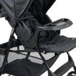 Cosco Kids Carrinho de Bebê Griffy Preto com reclino total, conforto e praticidade para o dia a dia. - Imagem 16
