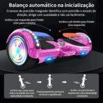 FINYQBET Hoverboard Elétrico com autobalanceamento, Bluetooth, LED e velocidade de 15km/h para crianças e adultos. - Imagem 3